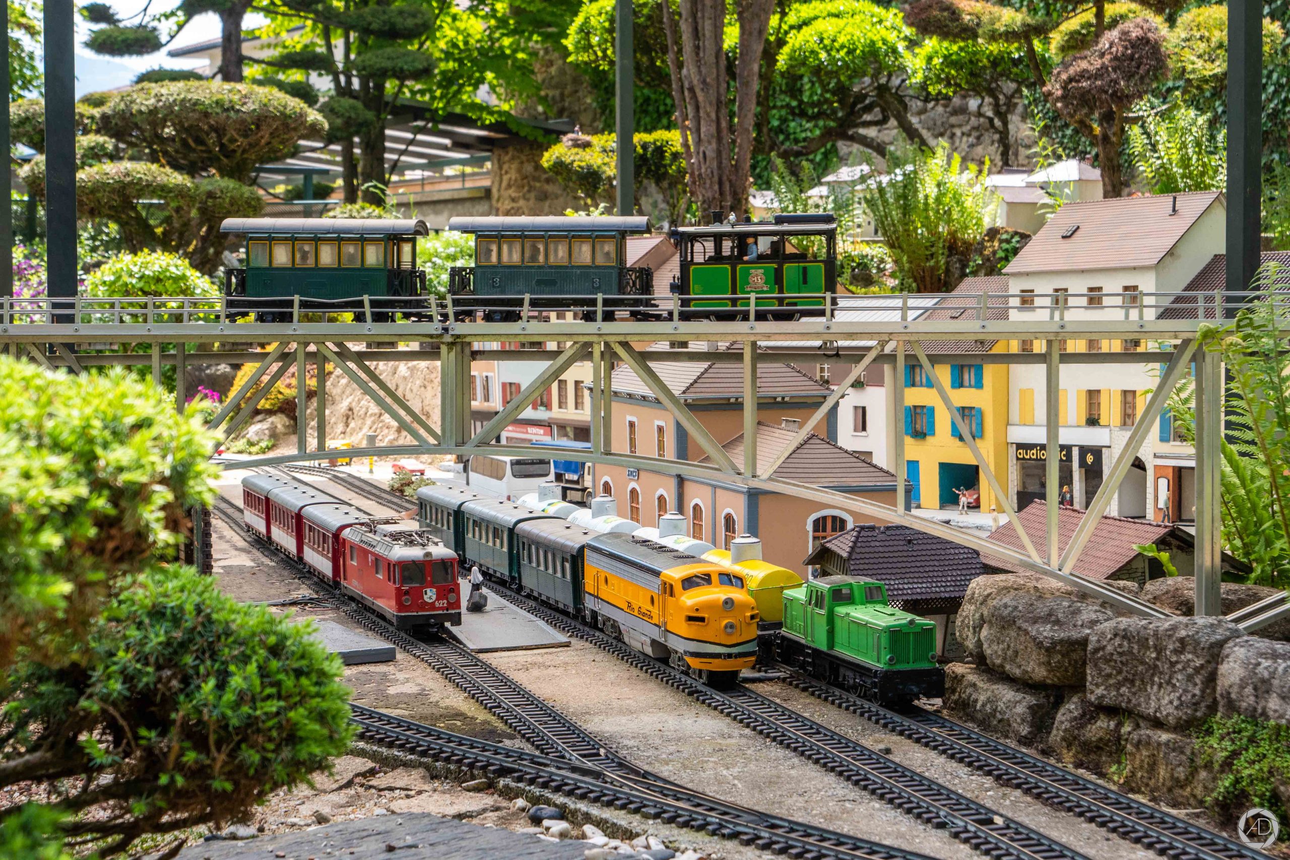 Le jardin Ferroviaire de Chatte